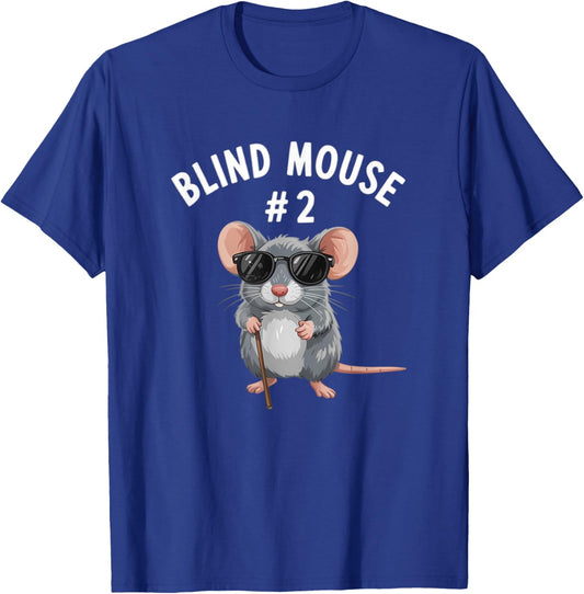 Blind Mouse 2 Three Blind Mice Halloween Costume T-Shirt - T-Shirt | Royal