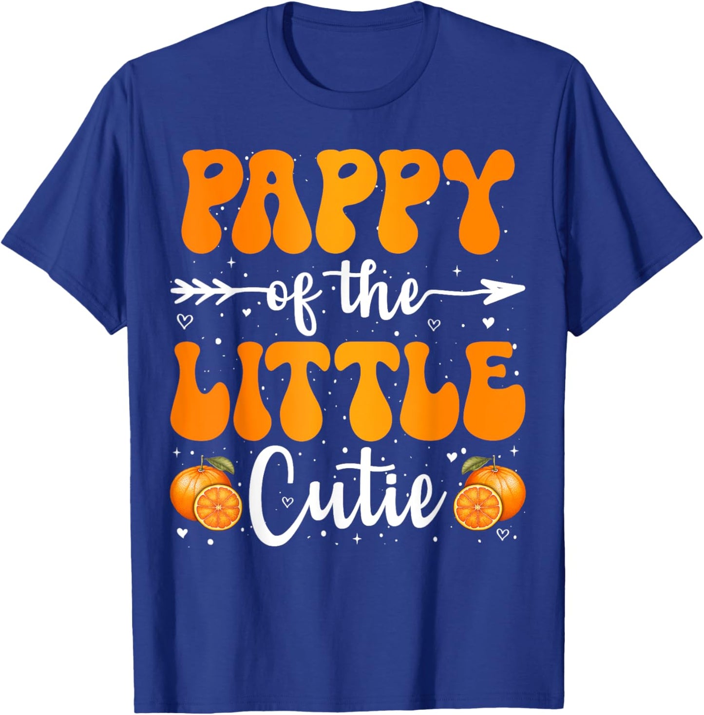 Pappy Of The Little Cutie Orange Clementine Birthday Party T-Shirt - T-Shirt | Royal