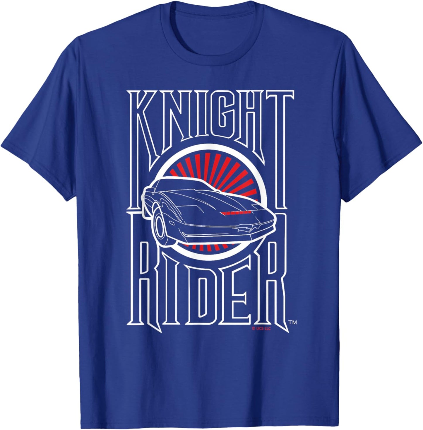 Knight Rider Iconic Retro Car Design T-Shirt - T-Shirt | Royal