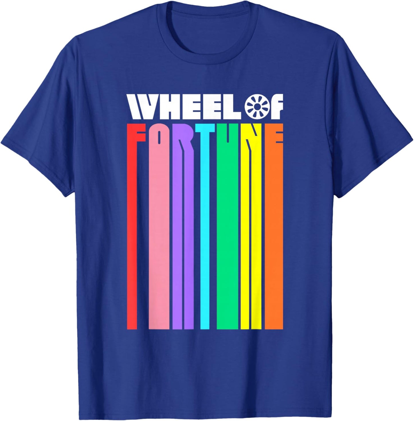 Wheel of Fortune Logo Color Blend T-Shirt - T-Shirt | Royal