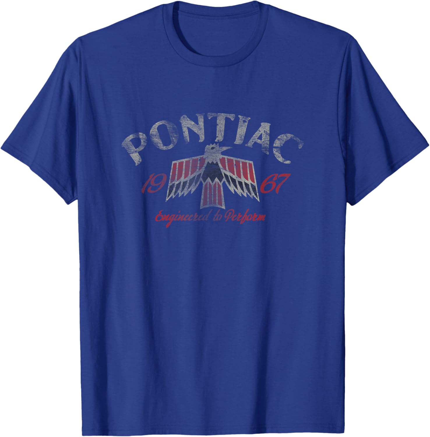 Pontiac 1967 Engineered to Perform | #14265 T-Shirt - T-Shirt | Royal