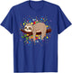 Funny Sloth Lovers Polka Dots Happy Dot Day Girls Boys Kids T-Shirt - T-Shirt | Royal