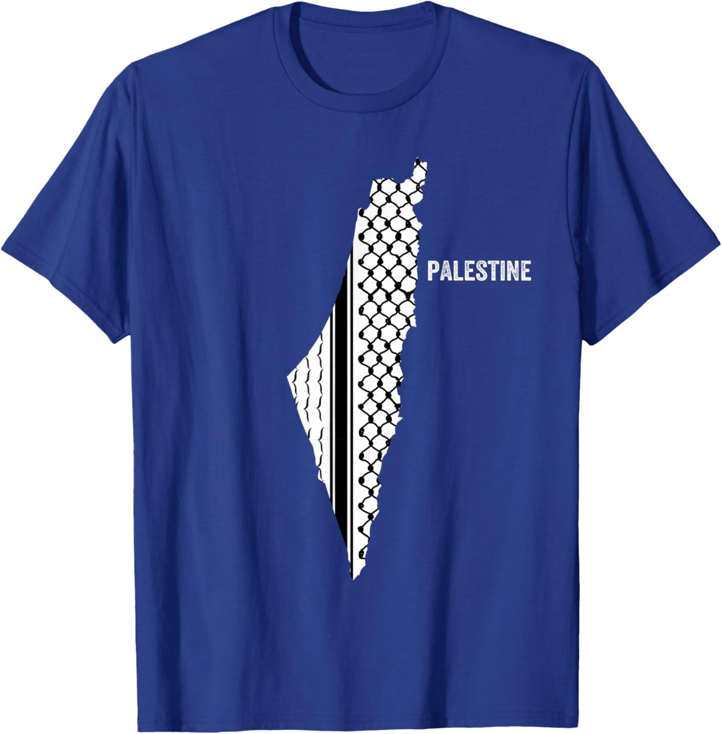 i Love Palestine, Palastine Illustration Graphic Design T-Shirt - T-Shirt | Royal