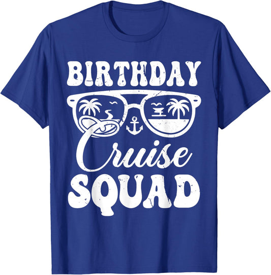 Family Birthday Cruising Sunglasses It's My Birthday Squad T-Shirt - T-Shirt | Royal