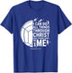 Christian Volleyball Philippians 4:13 I Can Do All Things T-Shirt - T-Shirt | Royal