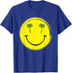 Happy smile face with coconut palm trees for beach lovers T-Shirt - T-Shirt | Royal