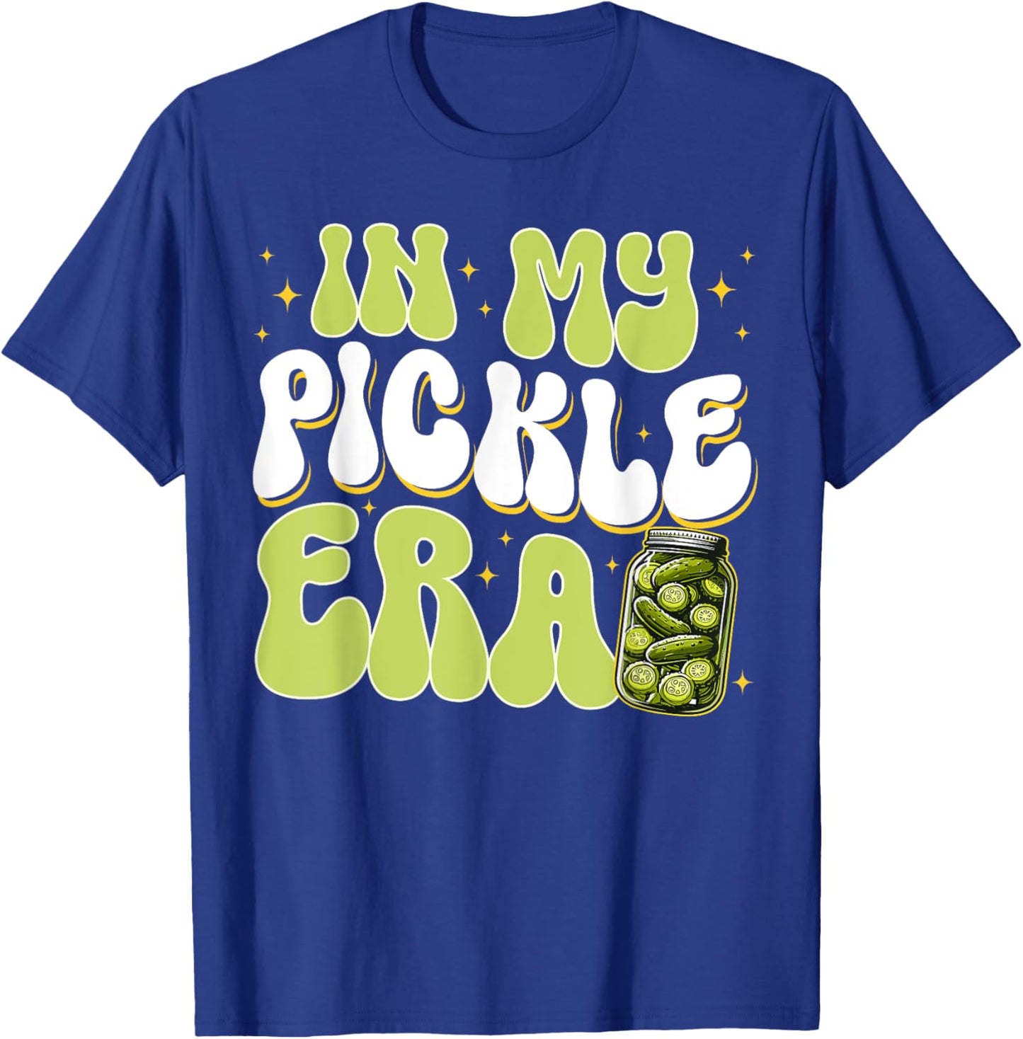 Retro Pickle Shirt In My Pickle Era Retro Women Girls Teens T-Shirt - T-Shirt | Royal