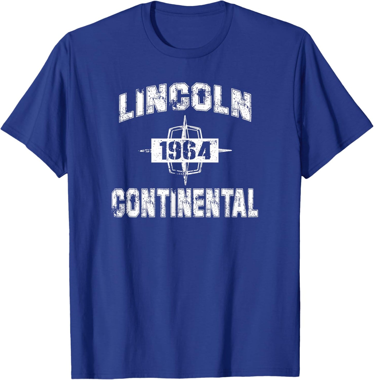 1964 Lincoln Continental University T-Shirt - T-Shirt | Royal