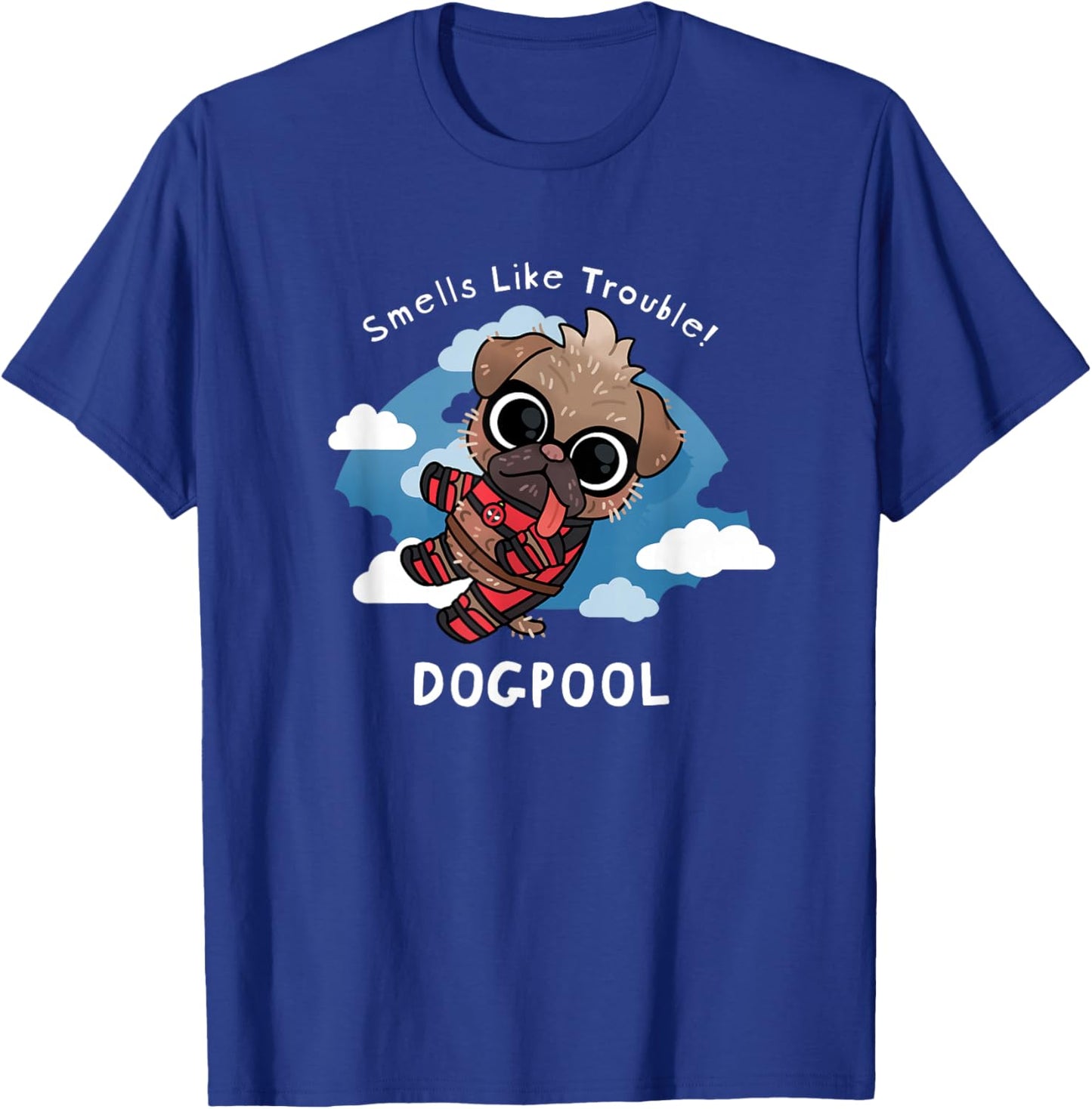 Marvel Studios Deadpool & Wolverine Dogpool Chibi Trouble T-Shirt - T-Shirt | Royal