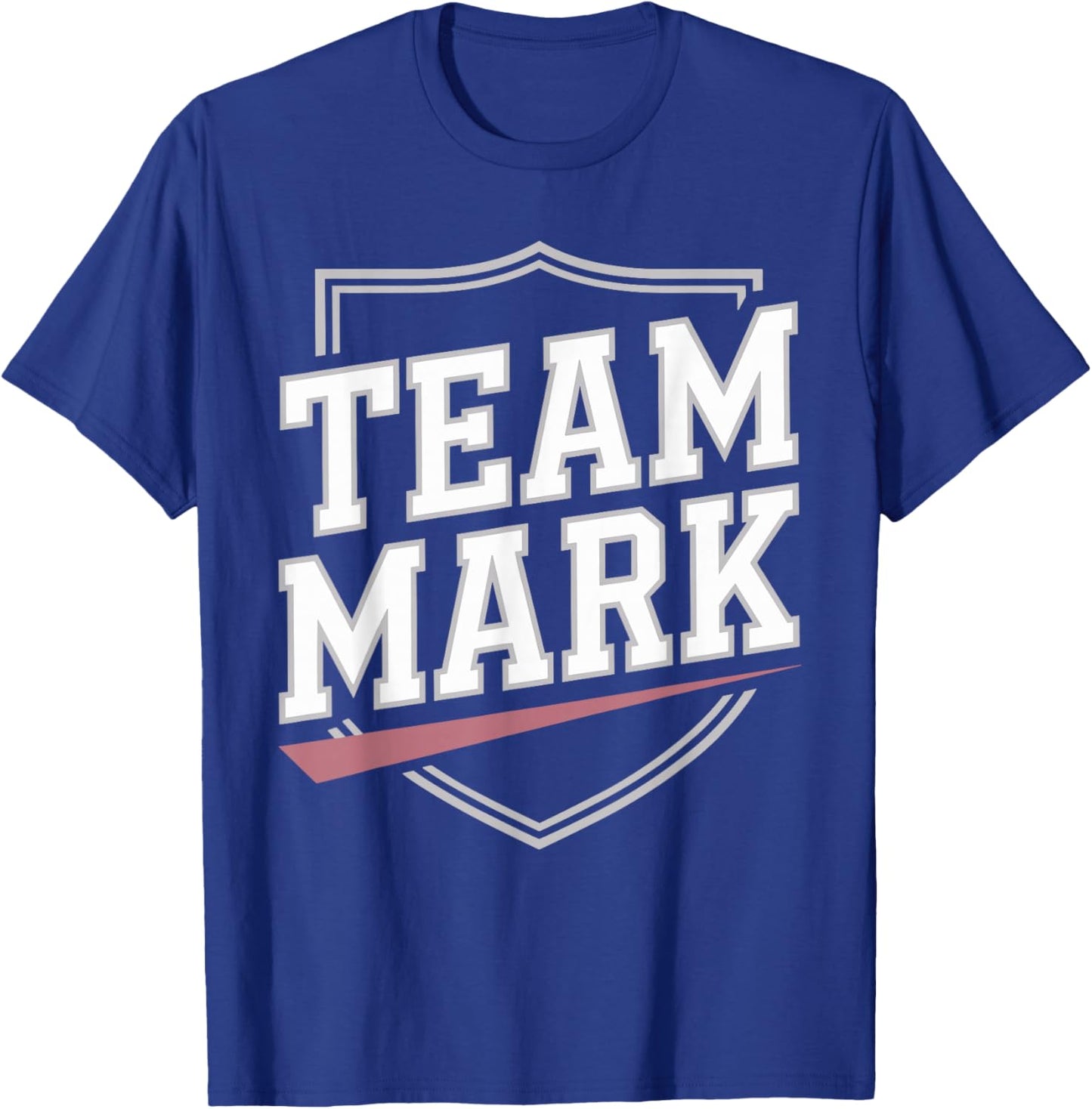 Team Mark Name Support Mark T-Shirt - T-Shirt | Royal