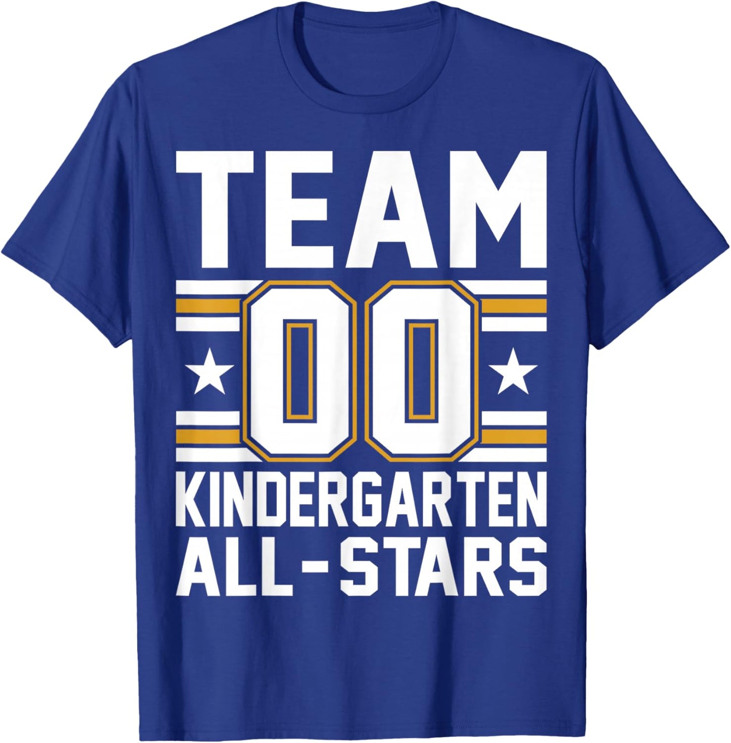 Kids Sports Preschool Team Kindergarten All Stars Jersey T-Shirt - T-Shirt | Royal