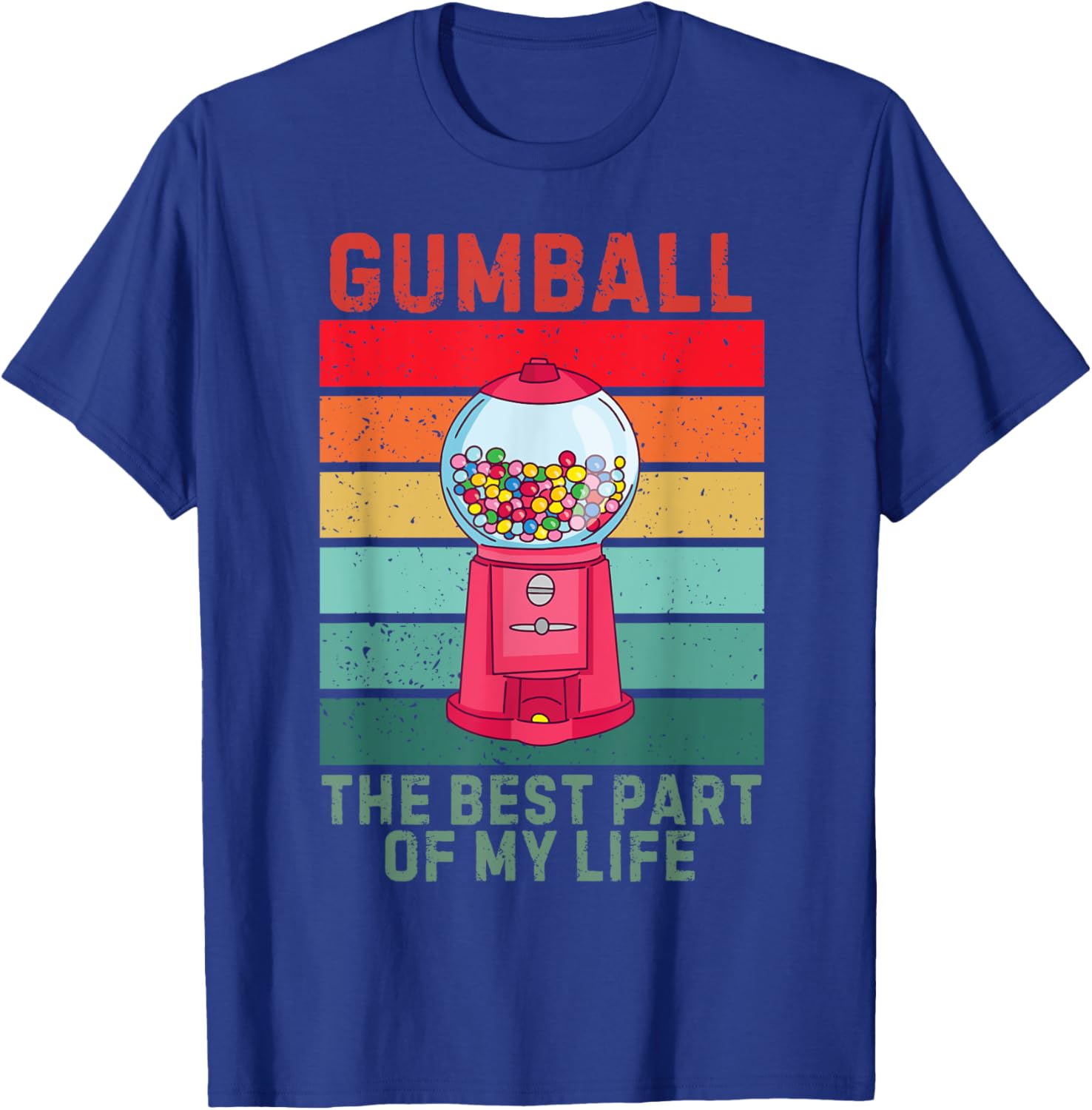 Vintage Gumball The Best Part Of My Life Retro Gumball T-Shirt - T-Shirt | Royal