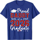 Proud Daddy of a Class of 2026 Graduate for Graduation T-Shirt - T-Shirt | Royal