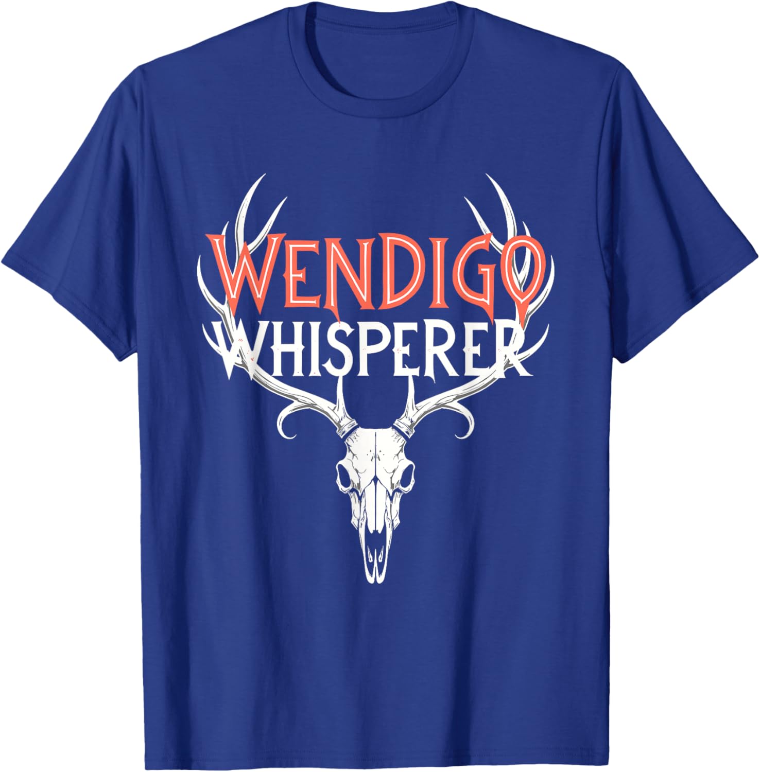 Wendigo Cryptid Creature Forest Demon Mythical Horror Legend T-Shirt - T-Shirt | Royal
