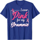 Support Breast Cancer - I Wear Pink For My Grammie T-Shirt - T-Shirt | Royal