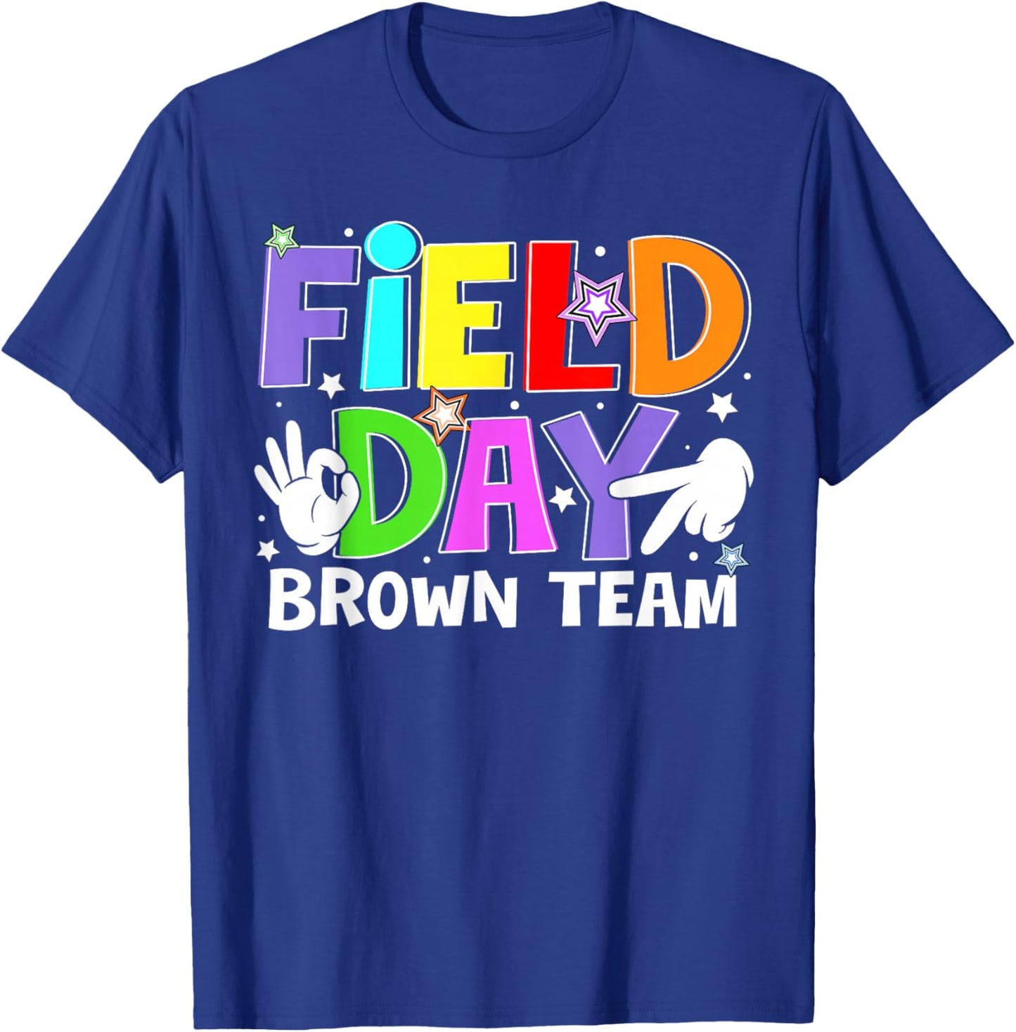 Field Day Brown Team Let The Games Begin Six Seven Meme T-Shirt - T-Shirt | Royal