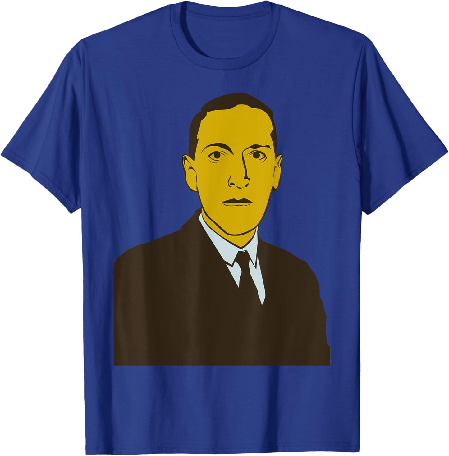 Retro HP Lovecraft Vintage Halloween Costume T-Shirt - T-Shirt | Royal