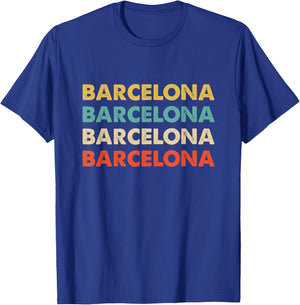 Barcelona Spain T-Shirt - T-Shirt | Royal