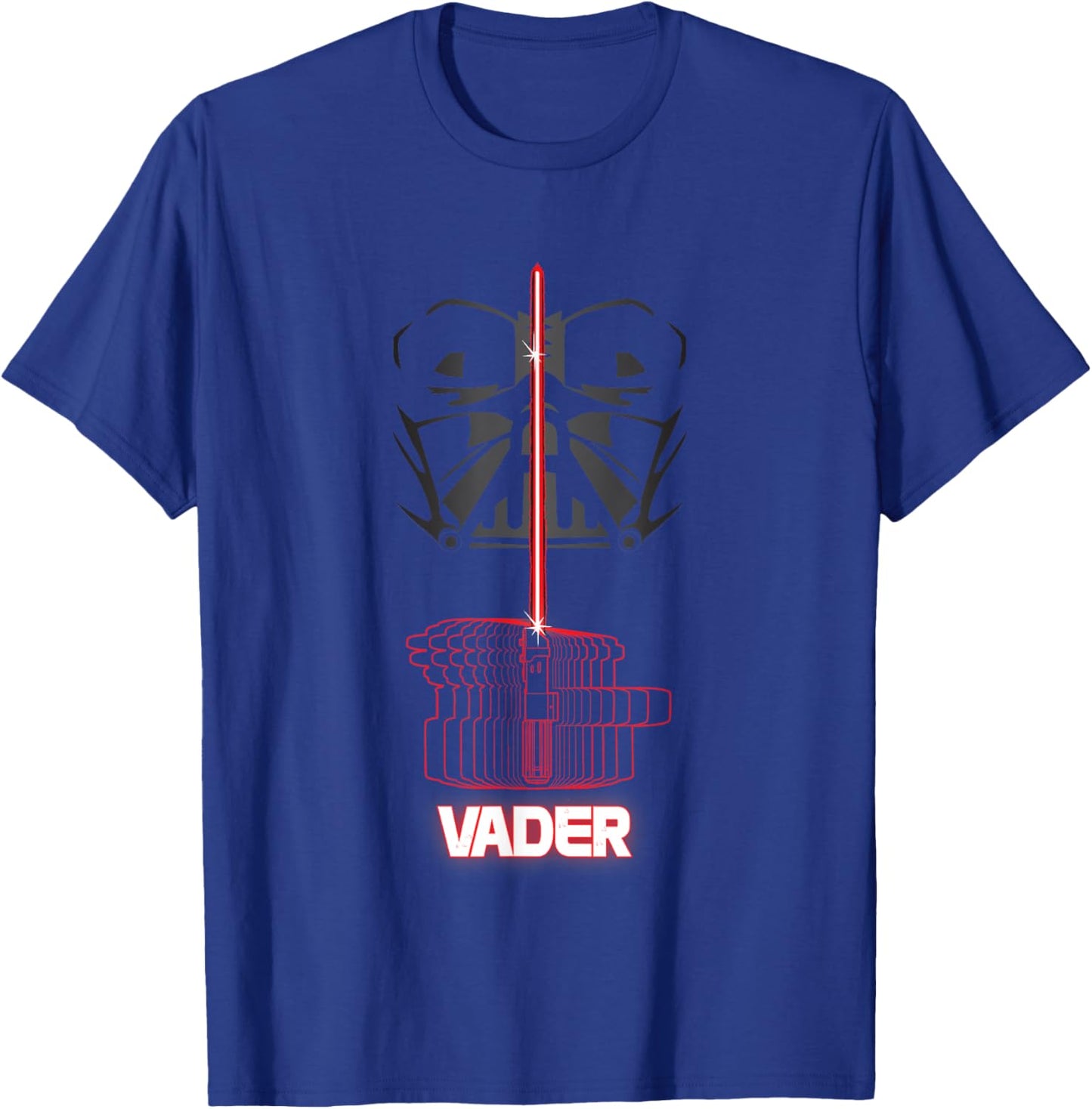 Star Wars Iconic Darth Vader Light Saber Big Chest Portrait T-Shirt - T-Shirt | Royal