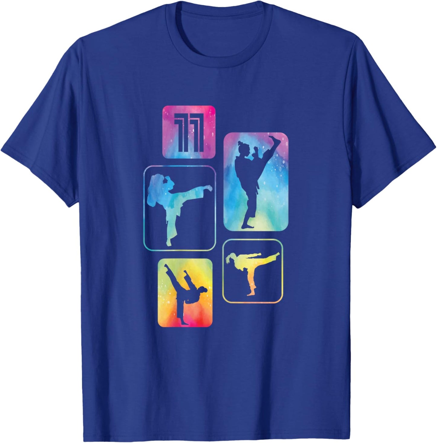 Karate Taekwondo 11 Years for Girl T-Shirt - T-Shirt | Royal