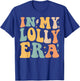 Retro Groovy In My Lolly Era Mother's Day T-Shirt - T-Shirt | Royal