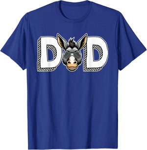 Dad Costume Donkey Sunglasses Father's Day Owner Lover T-Shirt - T-Shirt | Royal