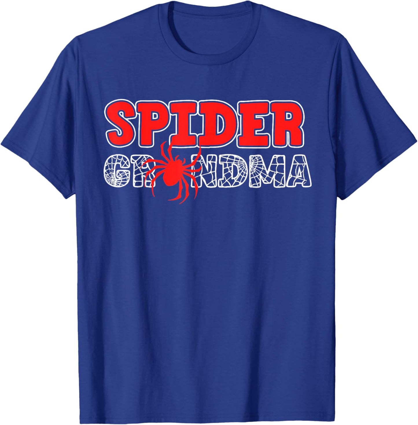 Spider Grandma Spidey Birthday Matching Family Christmas T-Shirt - T-Shirt | Royal
