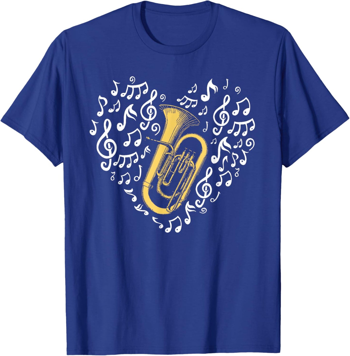 Euphonium Heart T-Shirt - T-Shirt | Royal