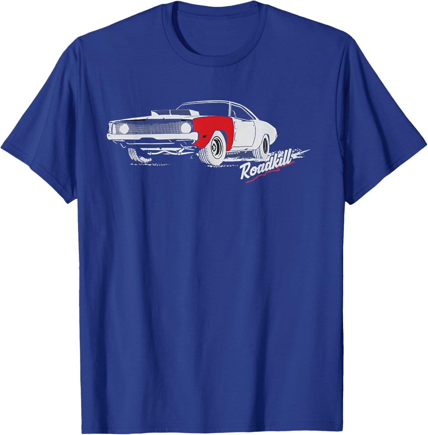 Motortrend Roadkill Stubby bob T-Shirt - T-Shirt | Royal