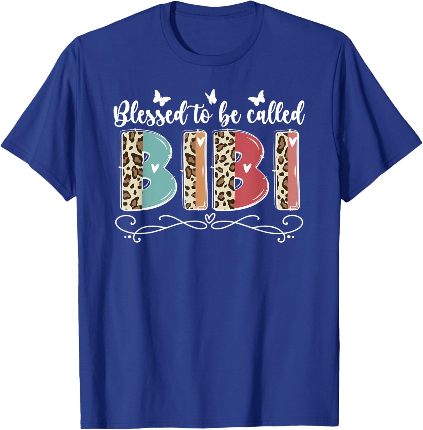Blessed To Be Called Bibi Grandma Bibi Grandmother T-Shirt - T-Shirt | Royal