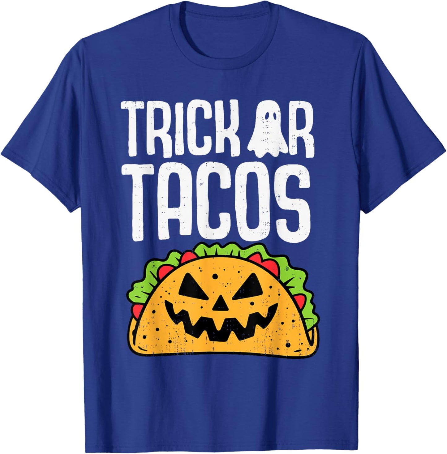 Trick Or Tacos Halloween Mexican Food Costume Men Women Kids T-Shirt - T-Shirt | Royal