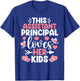 This Assistant Principal Loves Her Kids Valentine's Day T-Shirt - T-Shirt | Royal