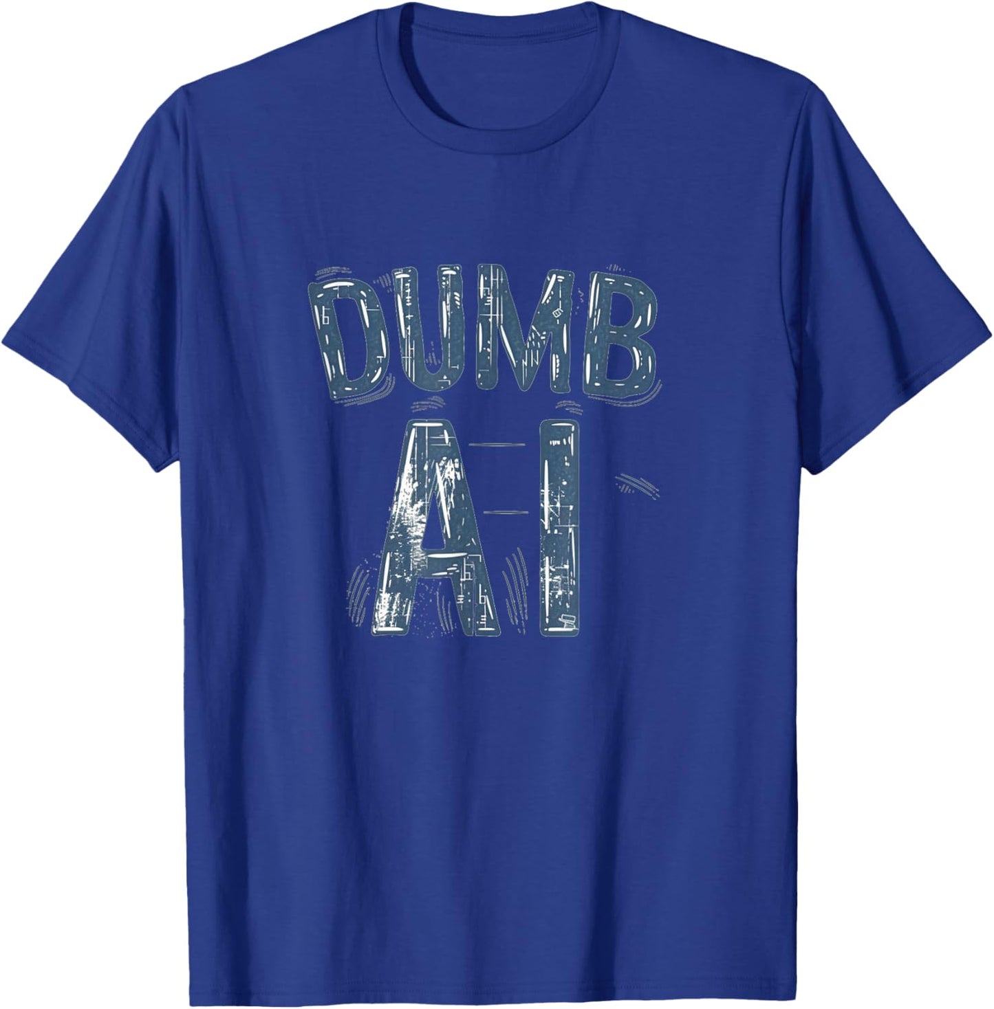Dumb AI Logo Costume for Man and Woman T-Shirt - T-Shirt | Royal