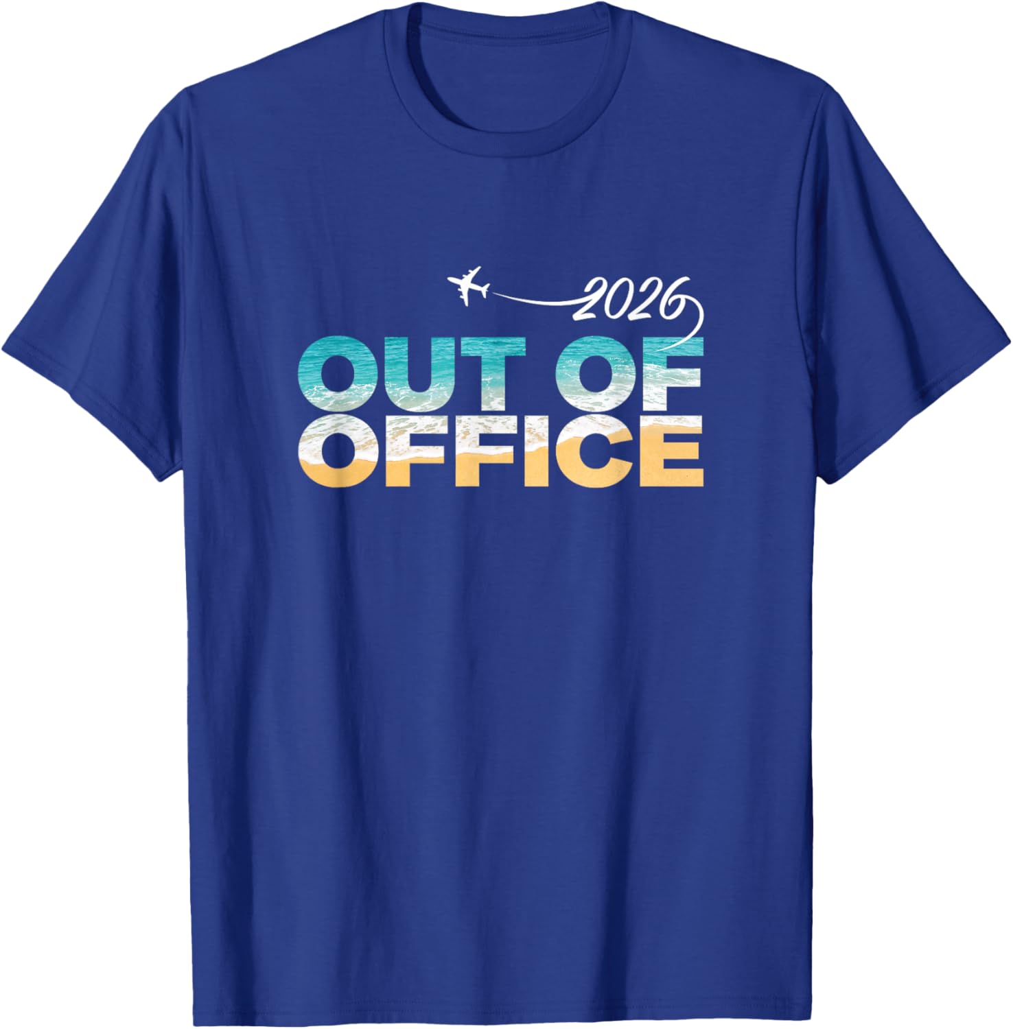 Out of Office 2026 Spruch Urlaubsmodus Humor T-Shirt - T-Shirt | Royal