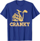 Humor Cranky Fishing Lovers present Idea Women Boys T-Shirt - T-Shirt | Royal