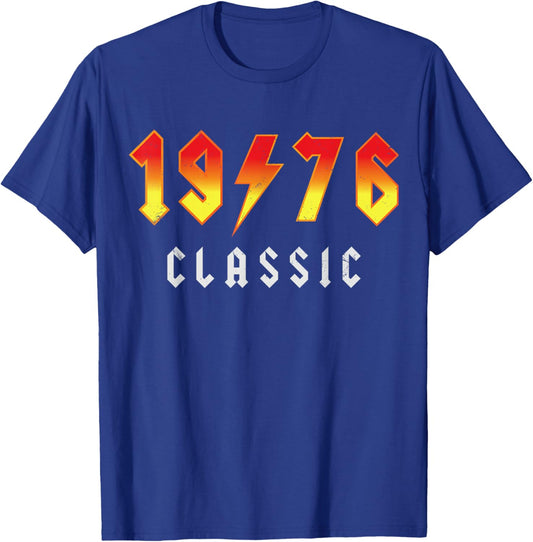 1976 Birthday Man 50th Decoration Funny 50s 50th Birthday T-Shirt - T-Shirt | Royal