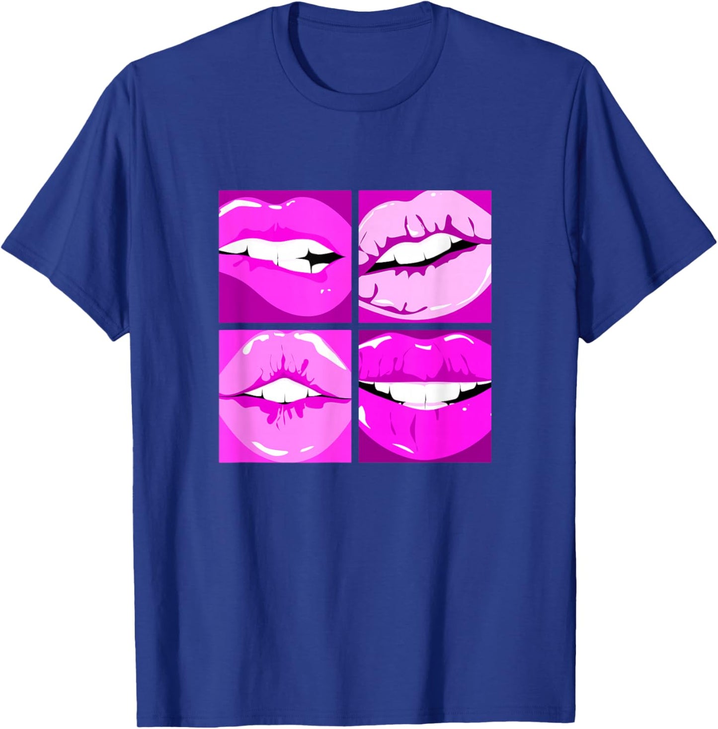 Pink Read My Lips Pink Graphic T-Shirt - T-Shirt | Royal