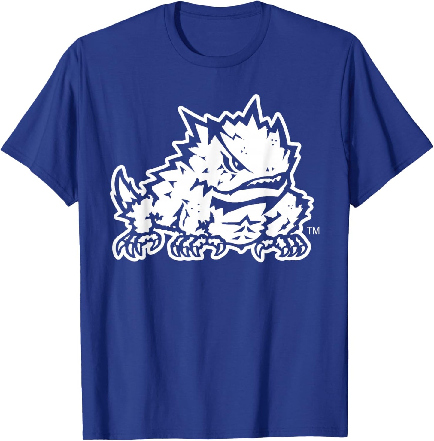 TCU Horned Frogs Two Tone Black Officially Licensed T-Shirt - T-Shirt | Royal