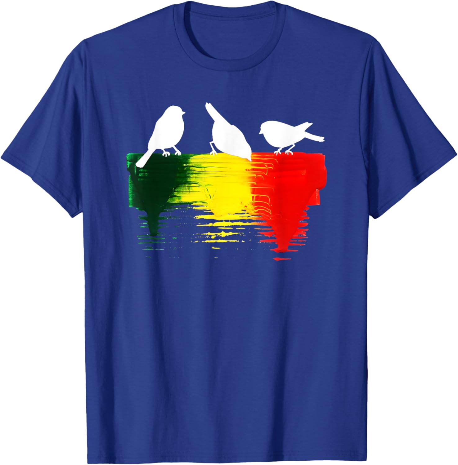 Reggae Retro Bird T-Shirt - T-Shirt | Royal