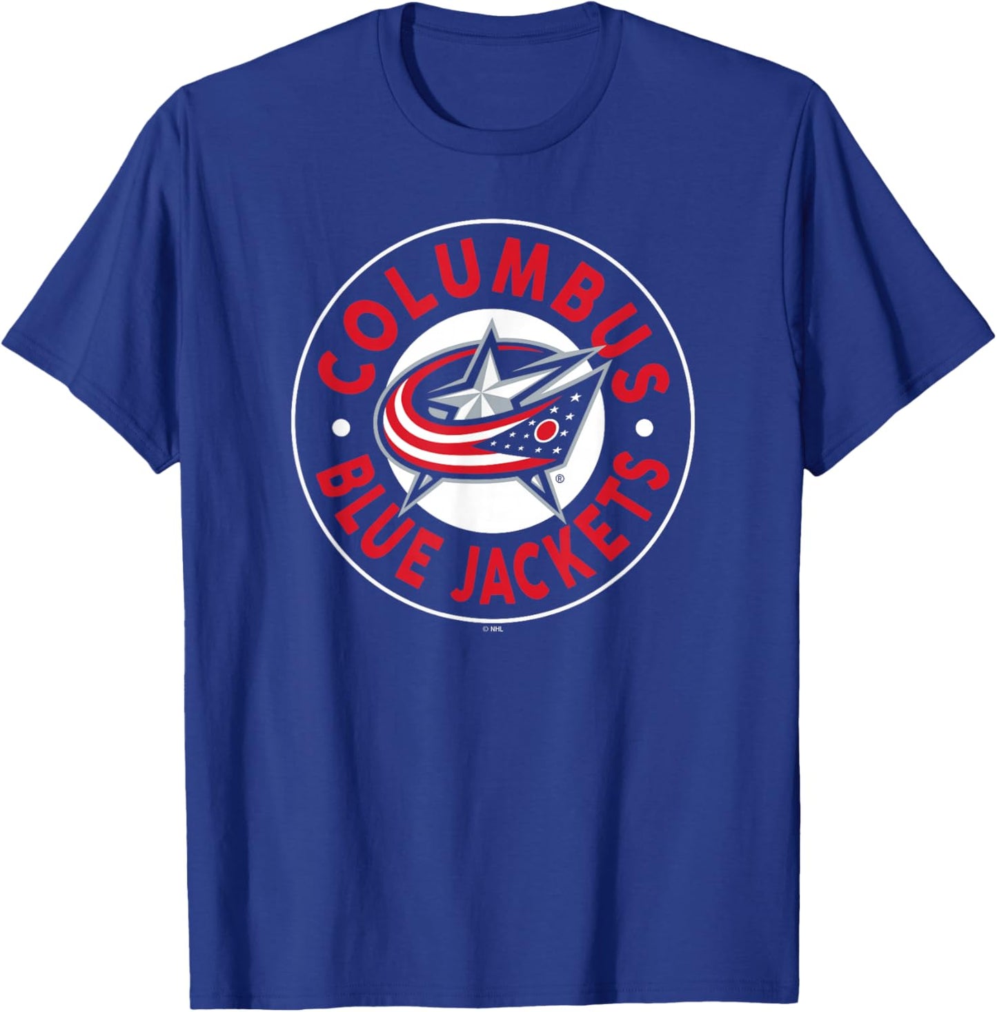 Columbus Blue Jackets Symbol Navy Officially Licensed T-Shirt - T-Shirt | Royal