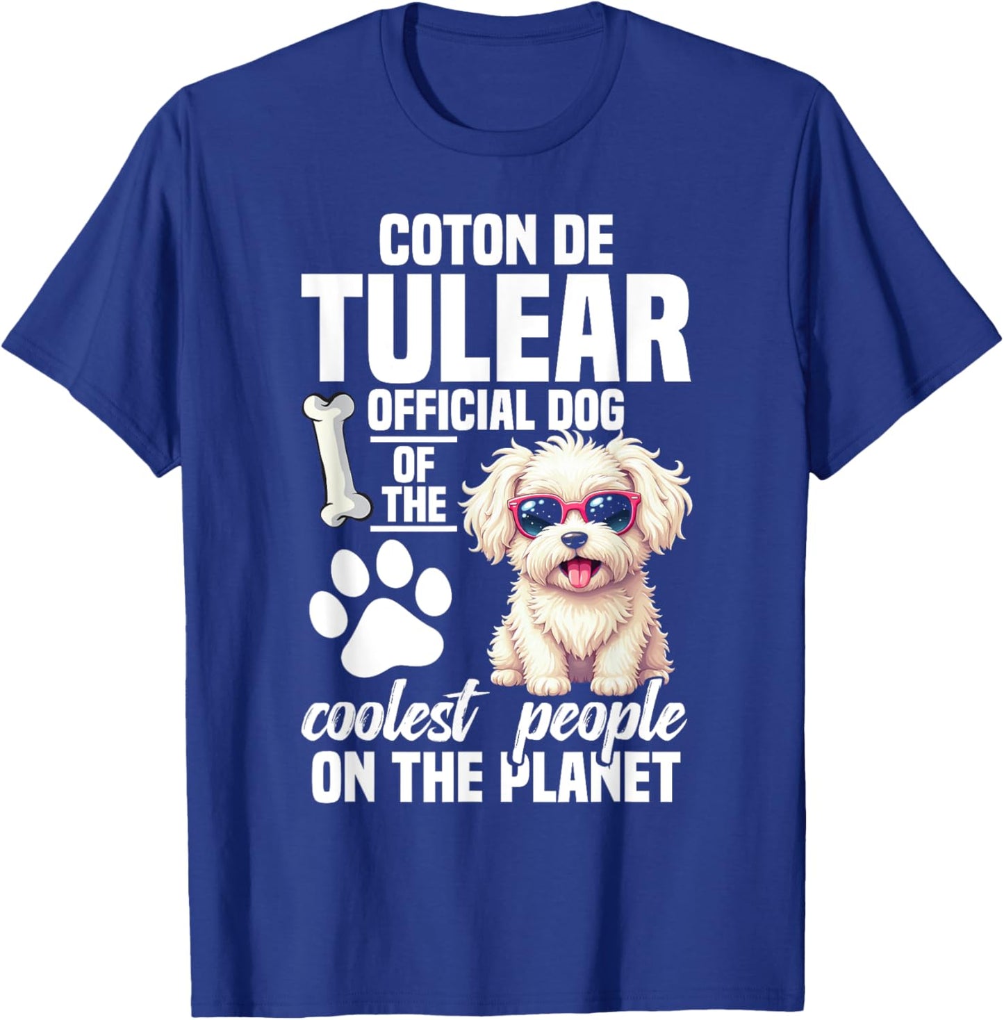 Dog Enthusiast Owner Official Dog Puppy Coton De Tulear T-Shirt - T-Shirt | Royal