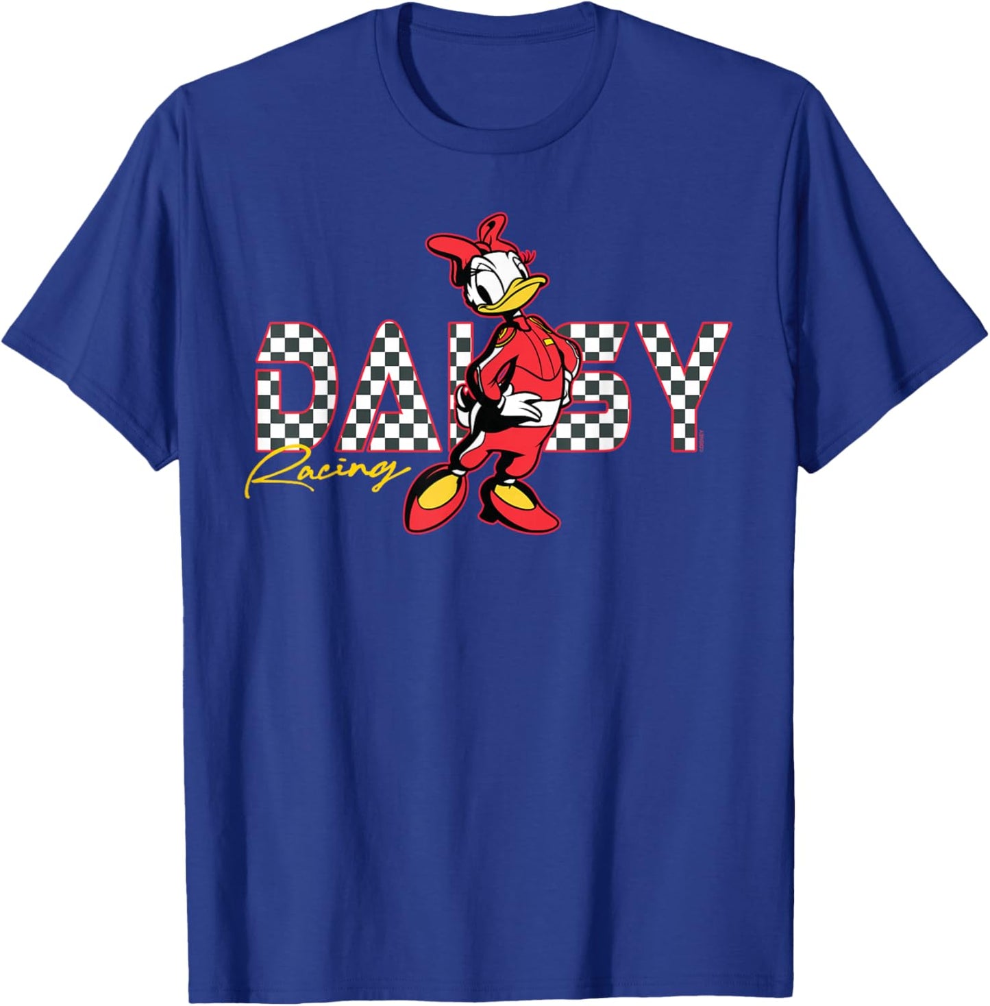 Disney Daisy Duck Racing Mickey & Friends Race Car Drivers T-Shirt - T-Shirt | Royal