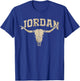 Vintage Western Jordan Name Gift Women Kid Boy Girl T-Shirt - T-Shirt | Royal