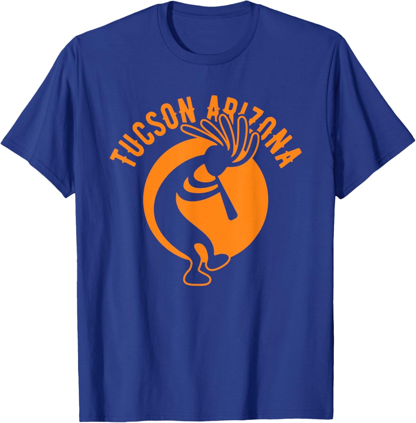 Tucson Arizona Souvenir Dansant Kokopelli Design Vieilli T-Shirt - T-Shirt | Royal
