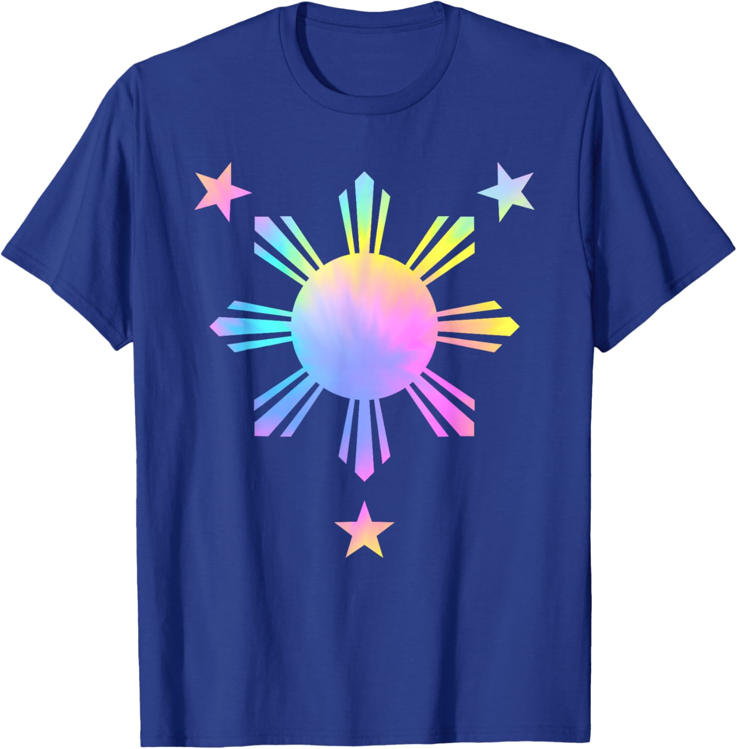 Tie Dye Philippines Flag Cute Filipino Pinoy Filipina Girls T-Shirt - T-Shirt | Royal