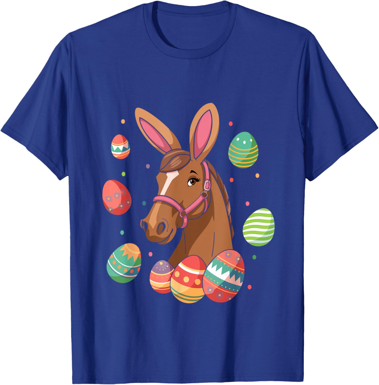 Easter Bunny Horse Easter Day Horse Lover T-Shirt - T-Shirt | Royal