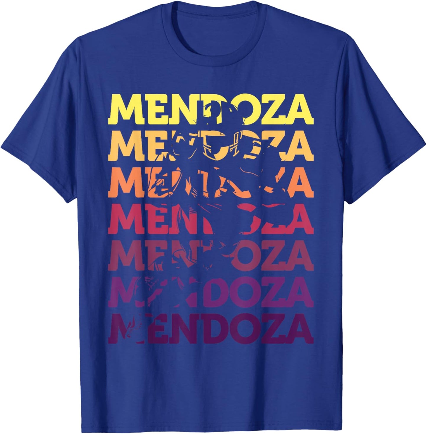 Football Mendoza Amazing Fan Quarterback T-Shirt - T-Shirt | Royal
