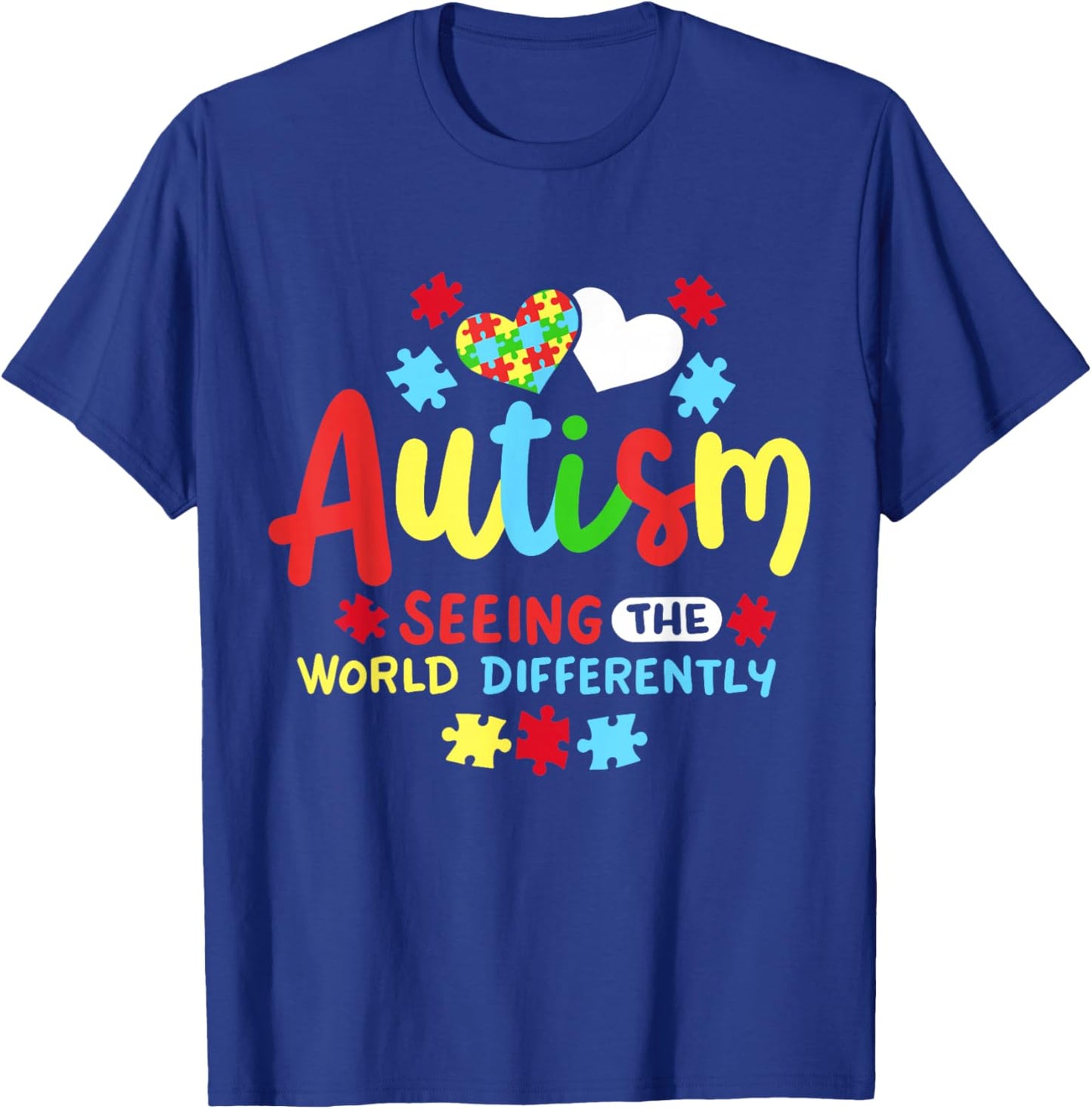 Autism Awareness T-Shirt - T-Shirt | Royal