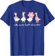 Silly Aunt Build Character Auntie Goose Funny Aunt Women T-Shirt - T-Shirt | Royal