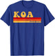 KOA Name Personalized Idea Men Retro Vintage KOA T-Shirt - T-Shirt | Royal